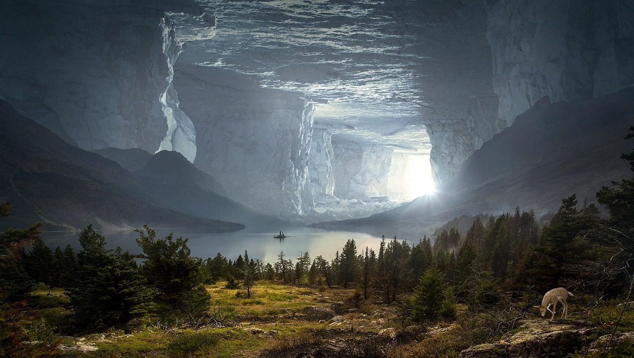 fantasy cave mystical rock stone caves portal fairytale fairy tale mood mysticism nature landscape composing the atmosphere mysterious lighting m