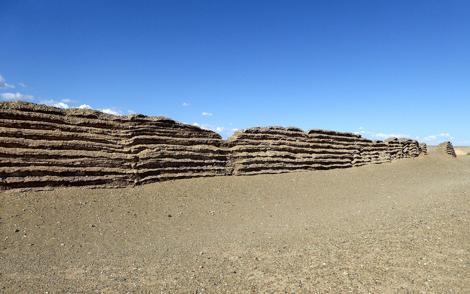 Western End of the Great Wall Hanchangcheng Dunhuang Jiuquan Gansu China