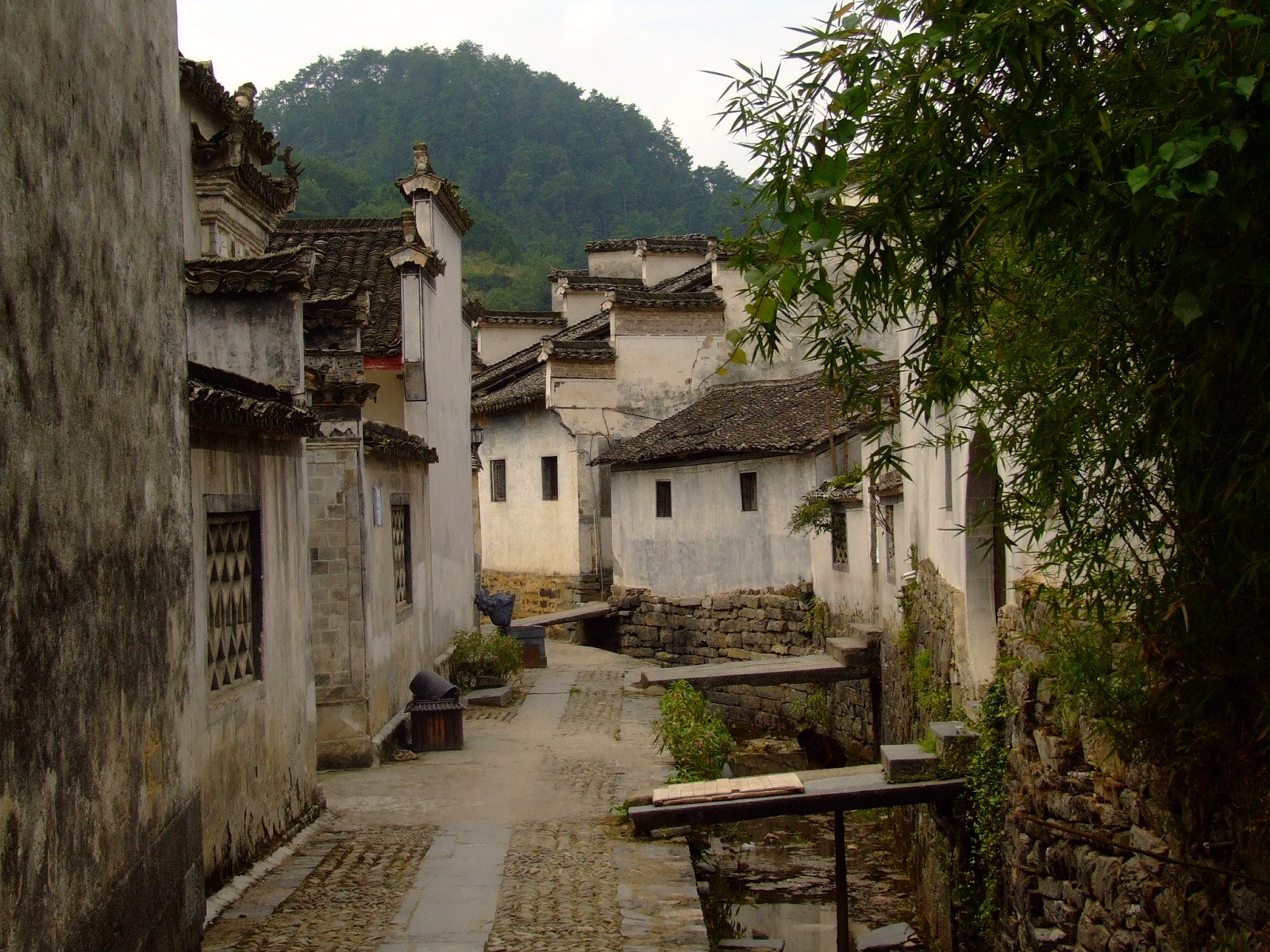 Xidi village in southern Anhui province (Yixian County) in China.