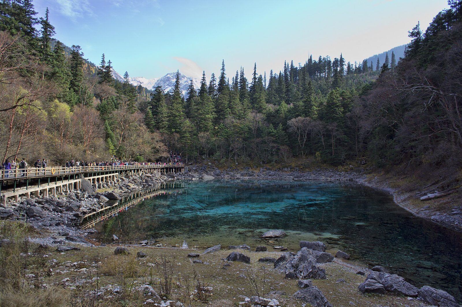 jiuzhaigou valley national park sichuan china fall autumn 2011 five colour pond 五彩池, Wǔcǎi Chí zechawa valley 则查洼沟